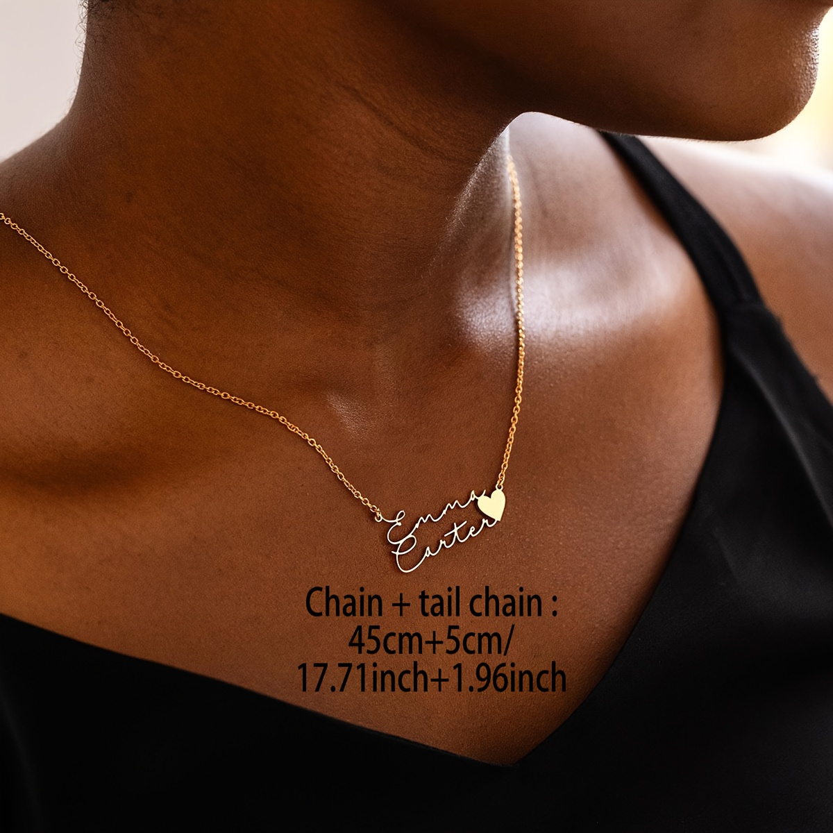 Exquisite Best Friends Name Necklace, Personalized Gift